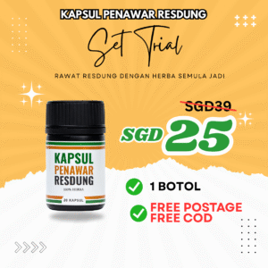 KAPSUL PENAWAR RESDUNG - SET TRIAL (1 BOTOL)